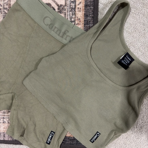 Comfrt Other - Comfrt Green Women's Tank and Boxer set
